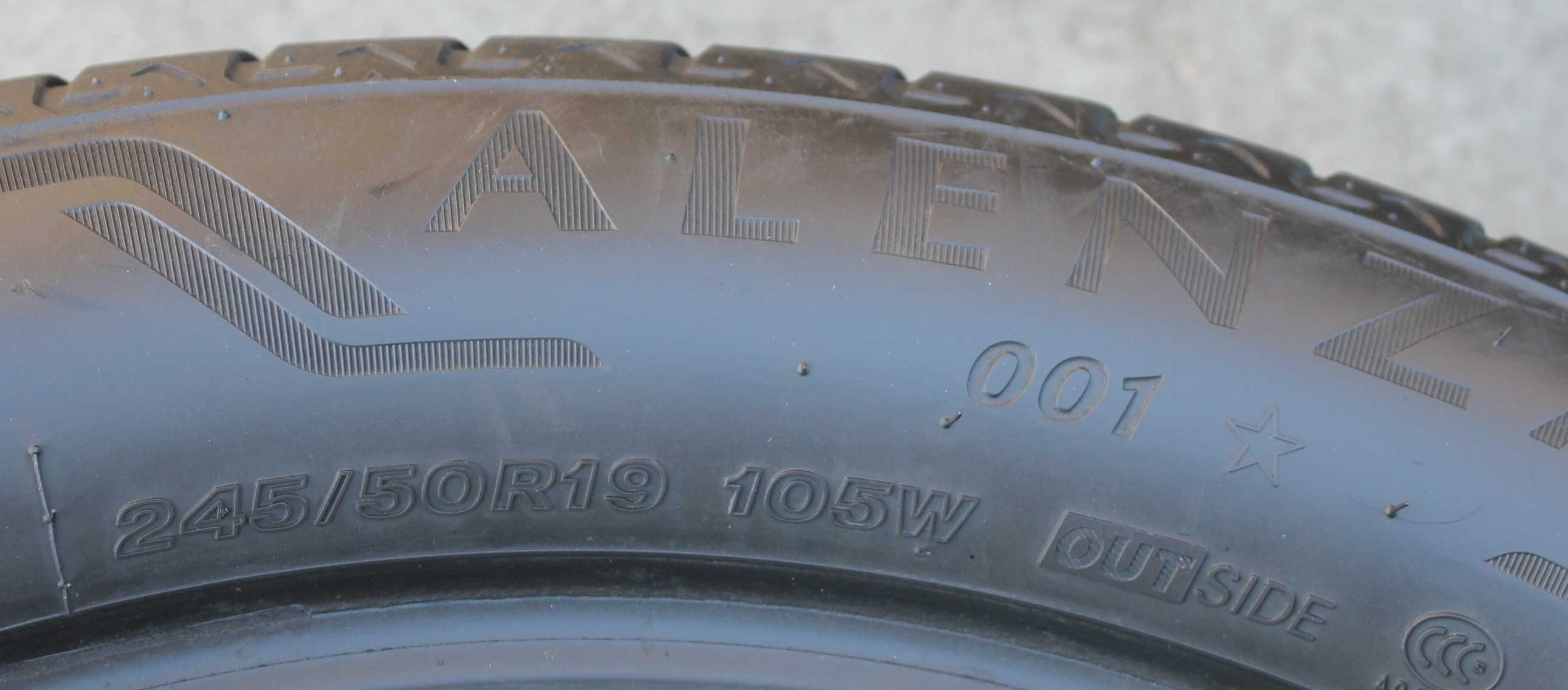 Літні шини, літня резина 245/50/R19 Bridgestone Alenza RUNFLAT