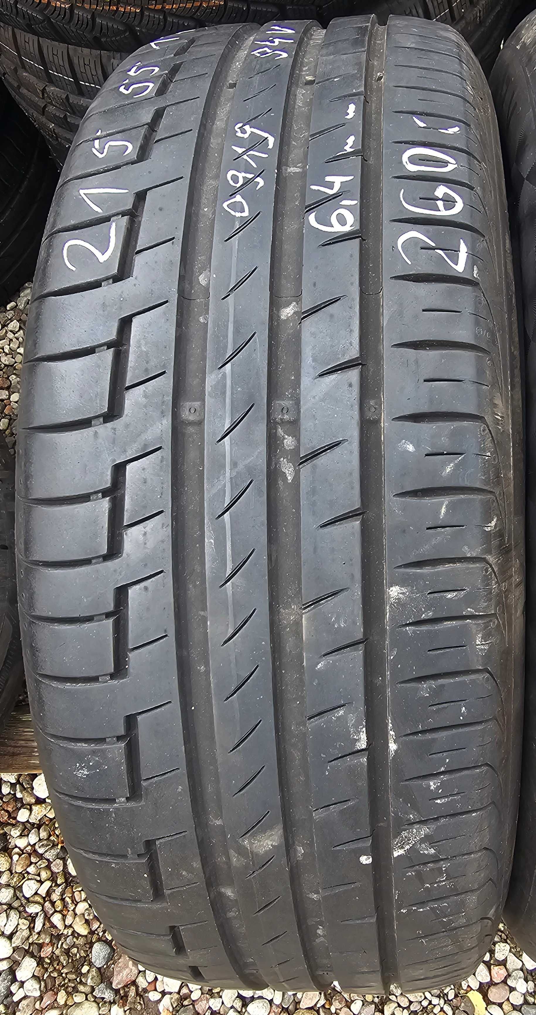 215/55R17 Continental Premium contact 6 Lato
