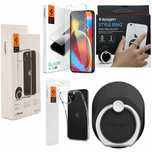 Spigen Szkło Case Etui Do Iphone 14 / 13 Ring Pierścień Uchwyt