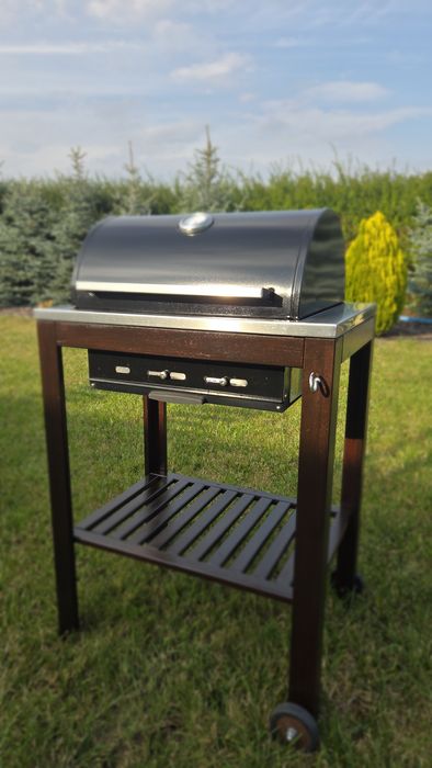 IKEA ÄPPLARÖ zestaw stół, krzesła, grill.