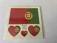 Tatuaże zmywalne flaga Portugalii