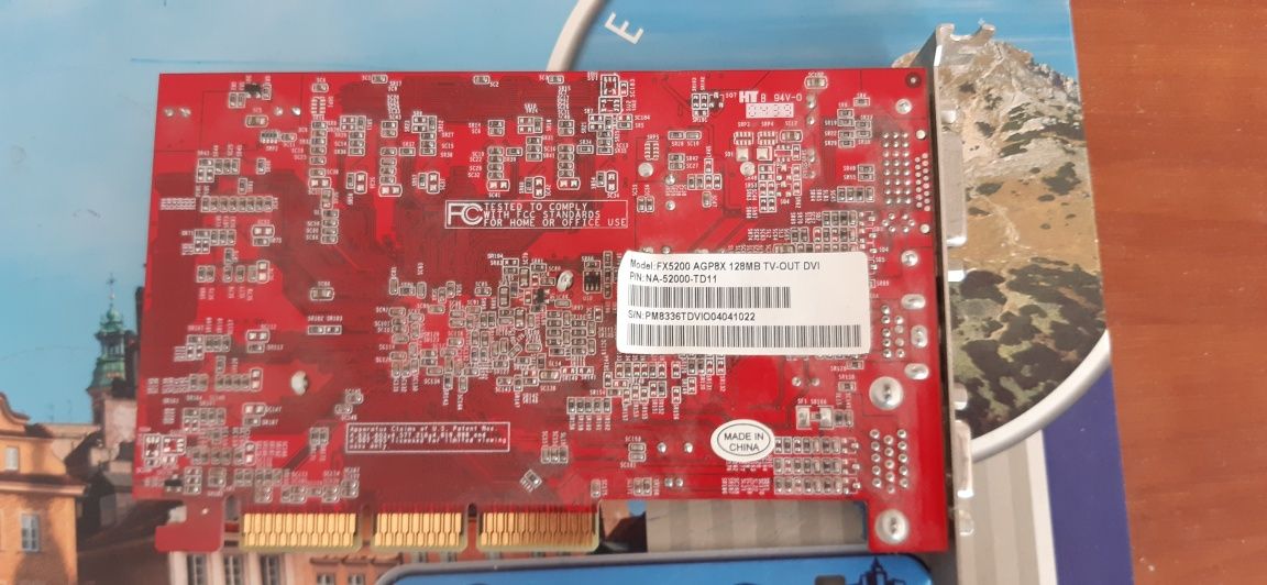Karta Graficzna  NVIDIA GEFORCE FX5200 AGP8X 128MB