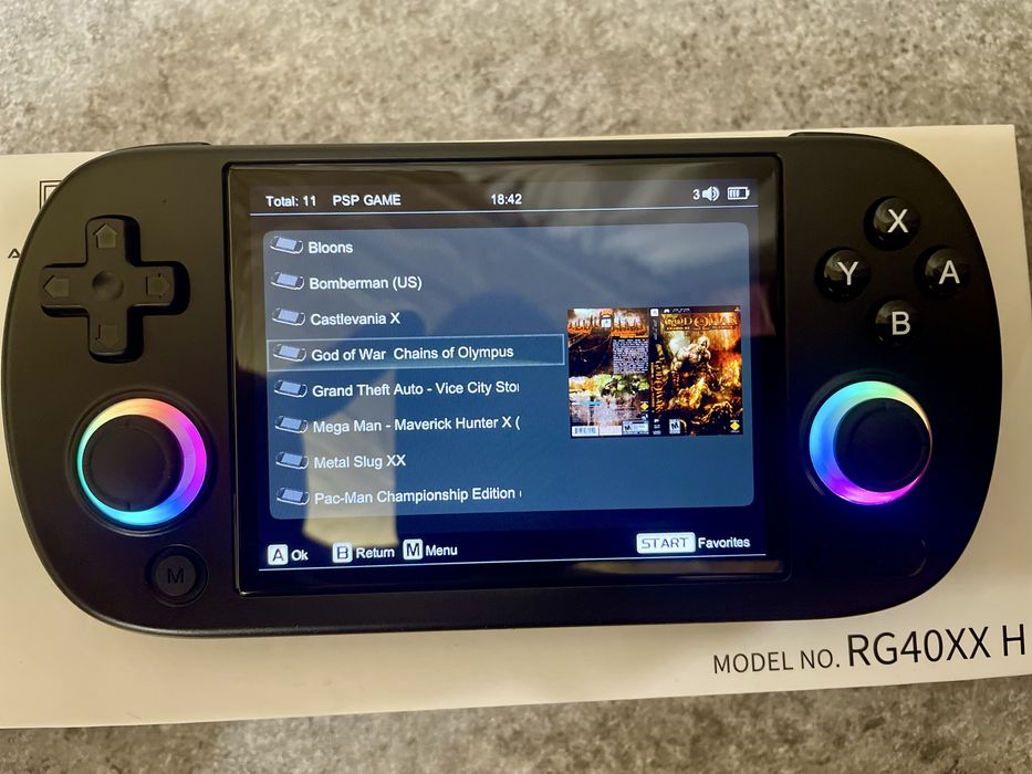 Anbernic RG40XX H 2024 портативная игровая консоль 64 GB