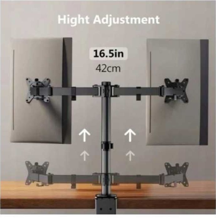 Uchwyt na dwa monitory ERGEAR EGCM1 od 13/32 cali do 8KG VESA