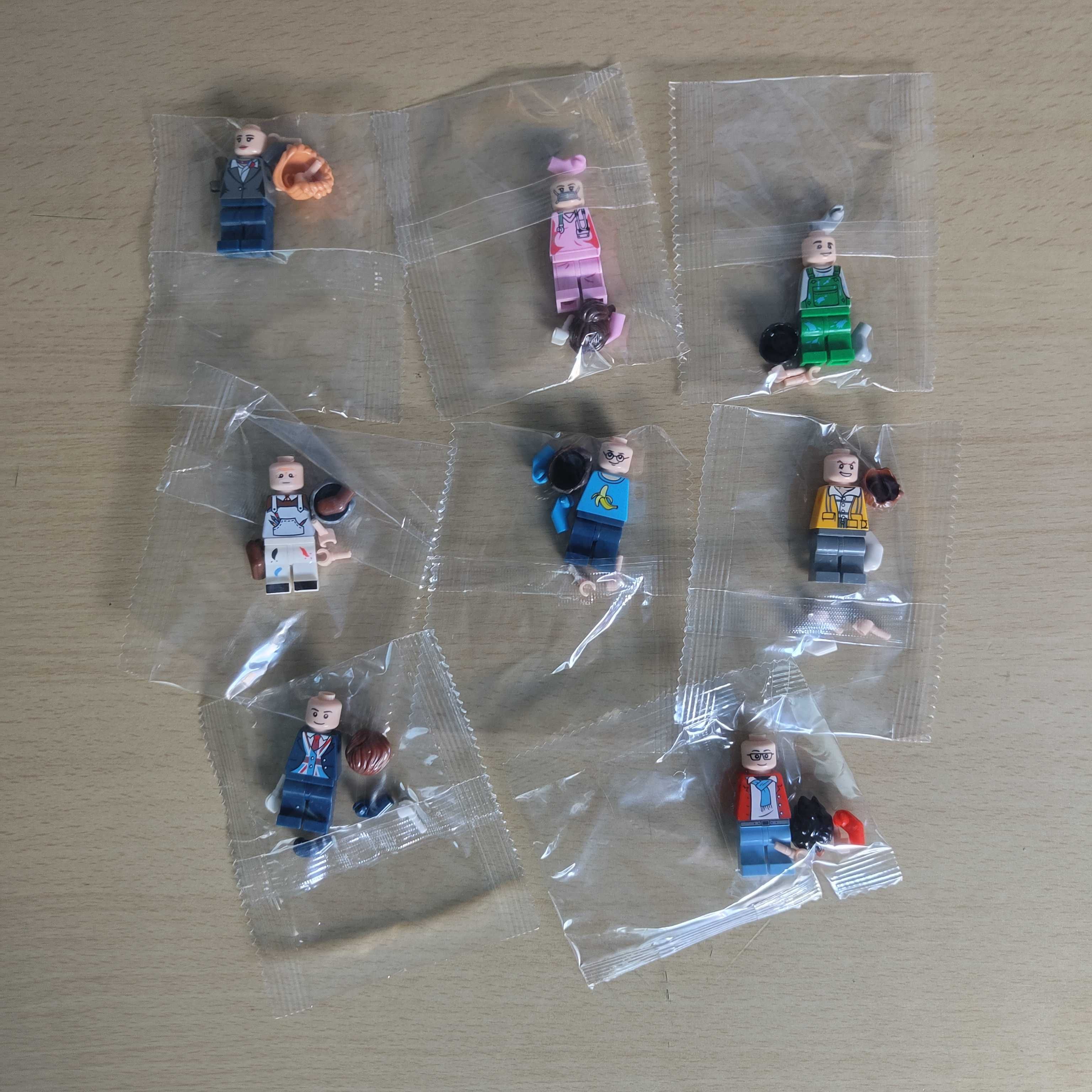 8 Bonecos Mini-figuras Lego Pessoas Cidade