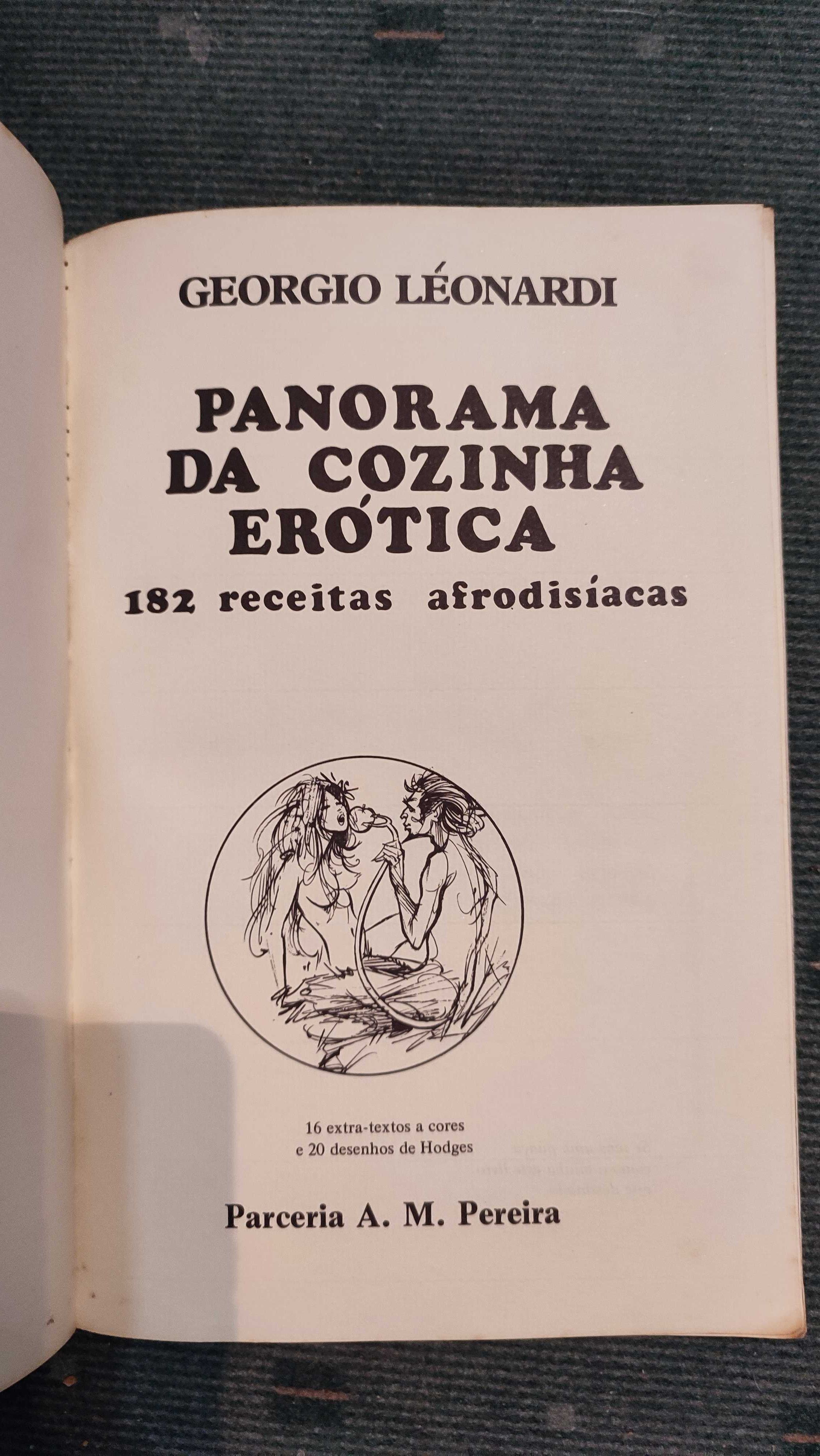 Panorama da Cozinha Erótica 182 receitas afrodisiacas-Georgio Léonardi