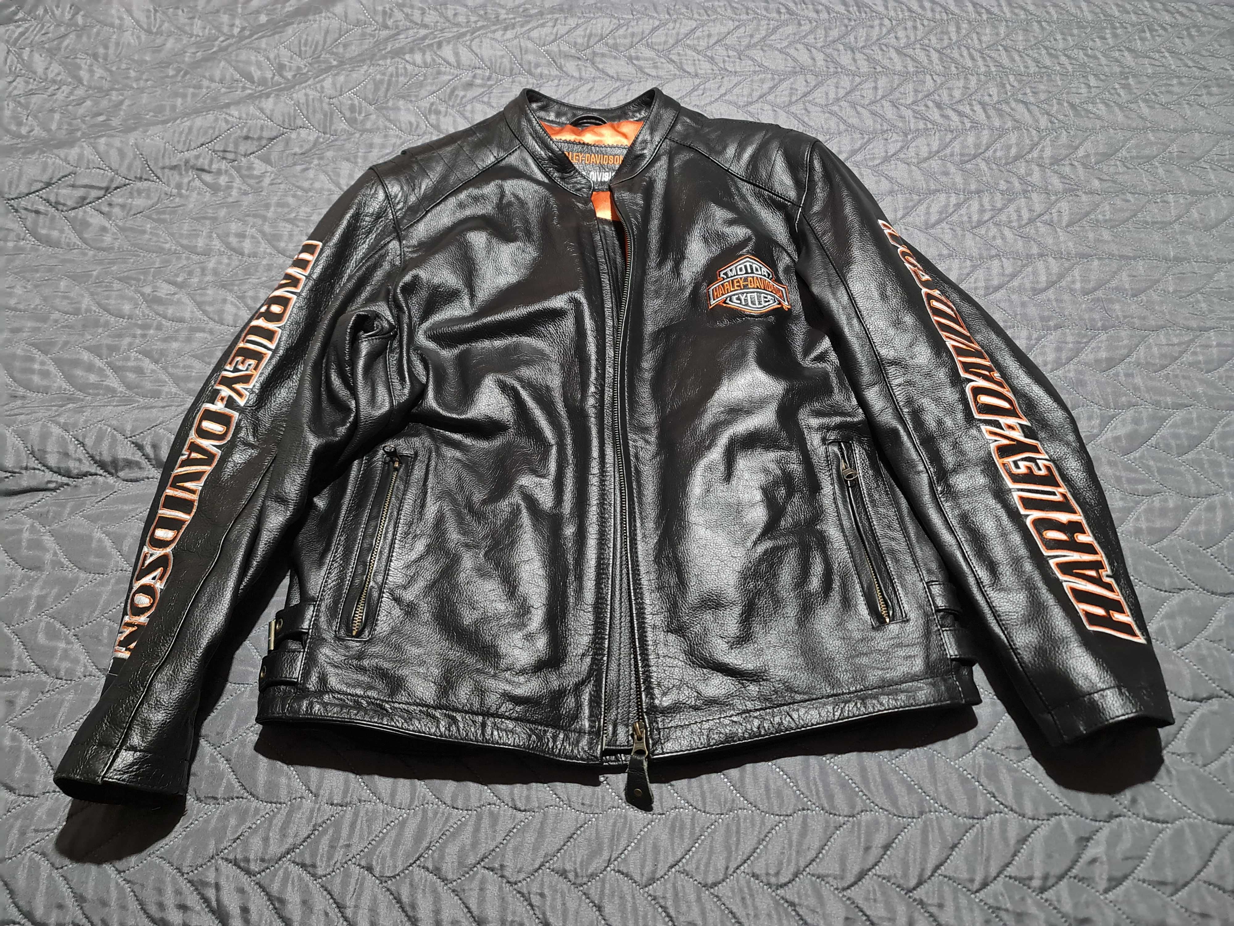 Blusão em pele Harley Davidson