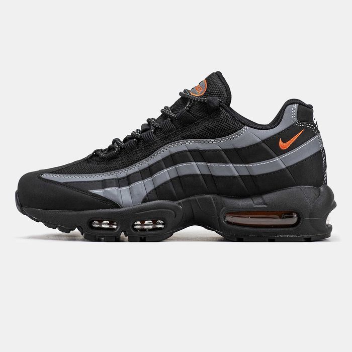 Мужские кроссовки Nike Air Max 95 Black&Grey. Размеры 41-45