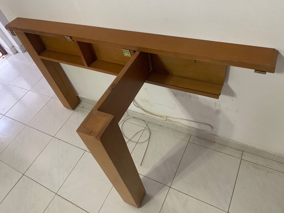 Mesa dobrável de cozinha madeira maciça