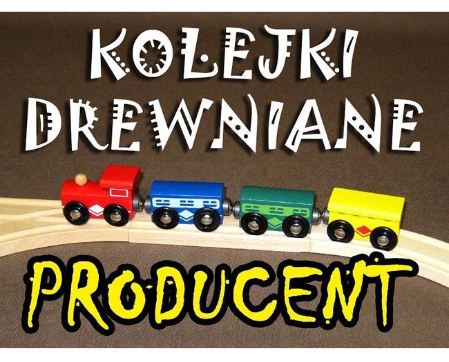 Kolejka Drewniana 75 elementów PRODUCENT ! METROPOLIA