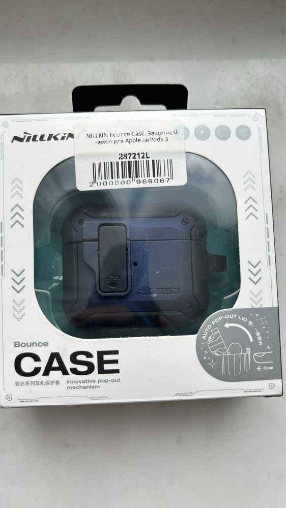 Захисний чохол NILLKIN Bounce Case для Apple AirPods 3 - Blue