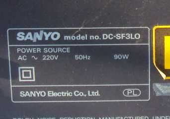 SANYO DC-SF3LO усилитель ресивер