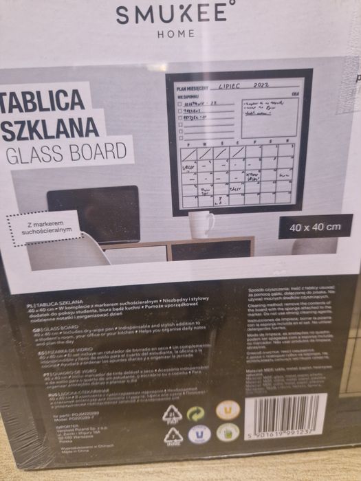 Tablica szklana nowa