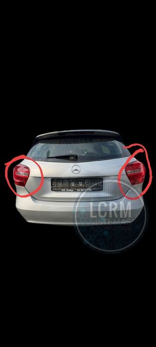 Mercedes A W176 Farolins traseiros