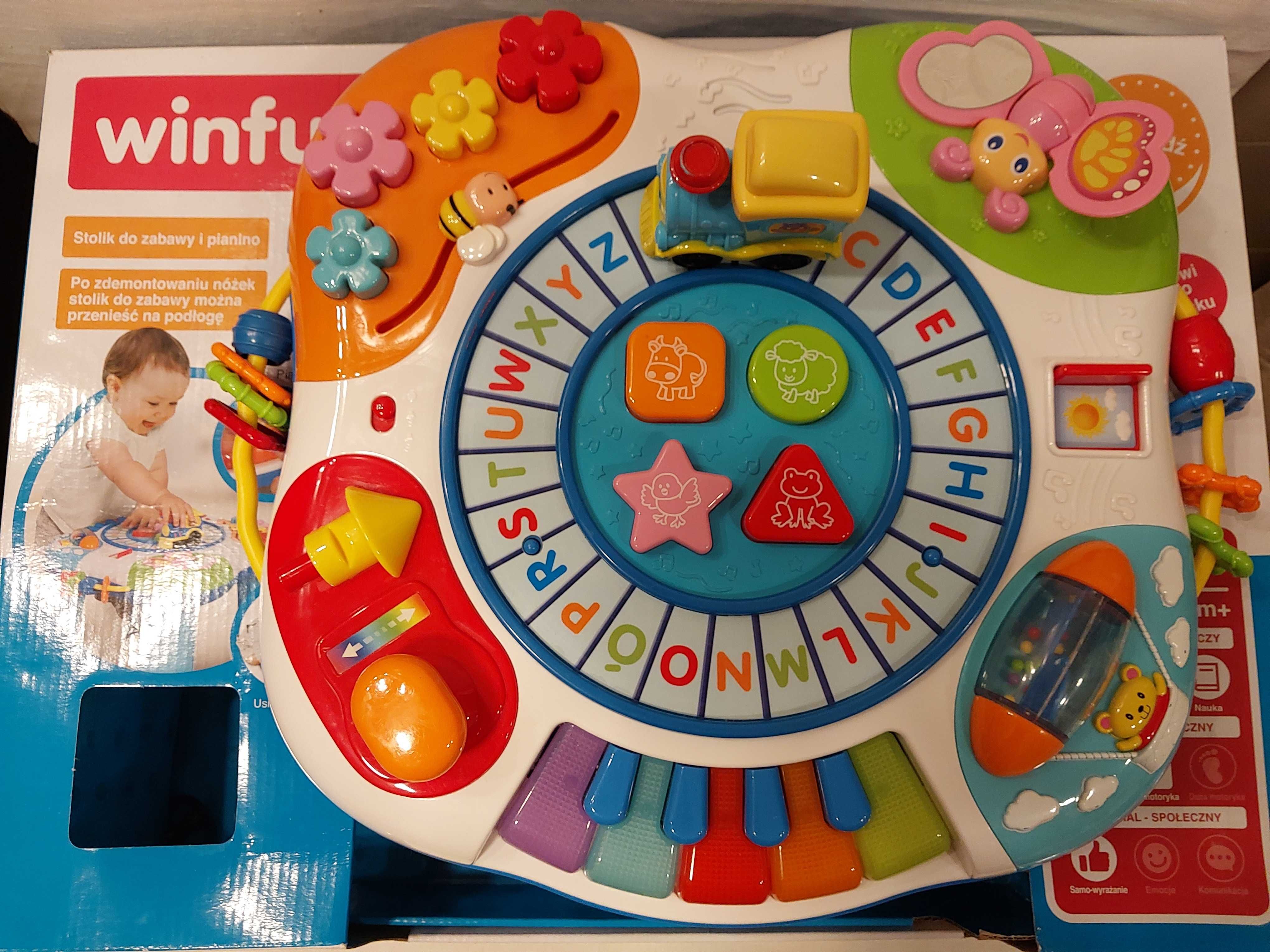 Smily Play_STOLIK Edukacyjny z ciuchcia literkową i pianinem
