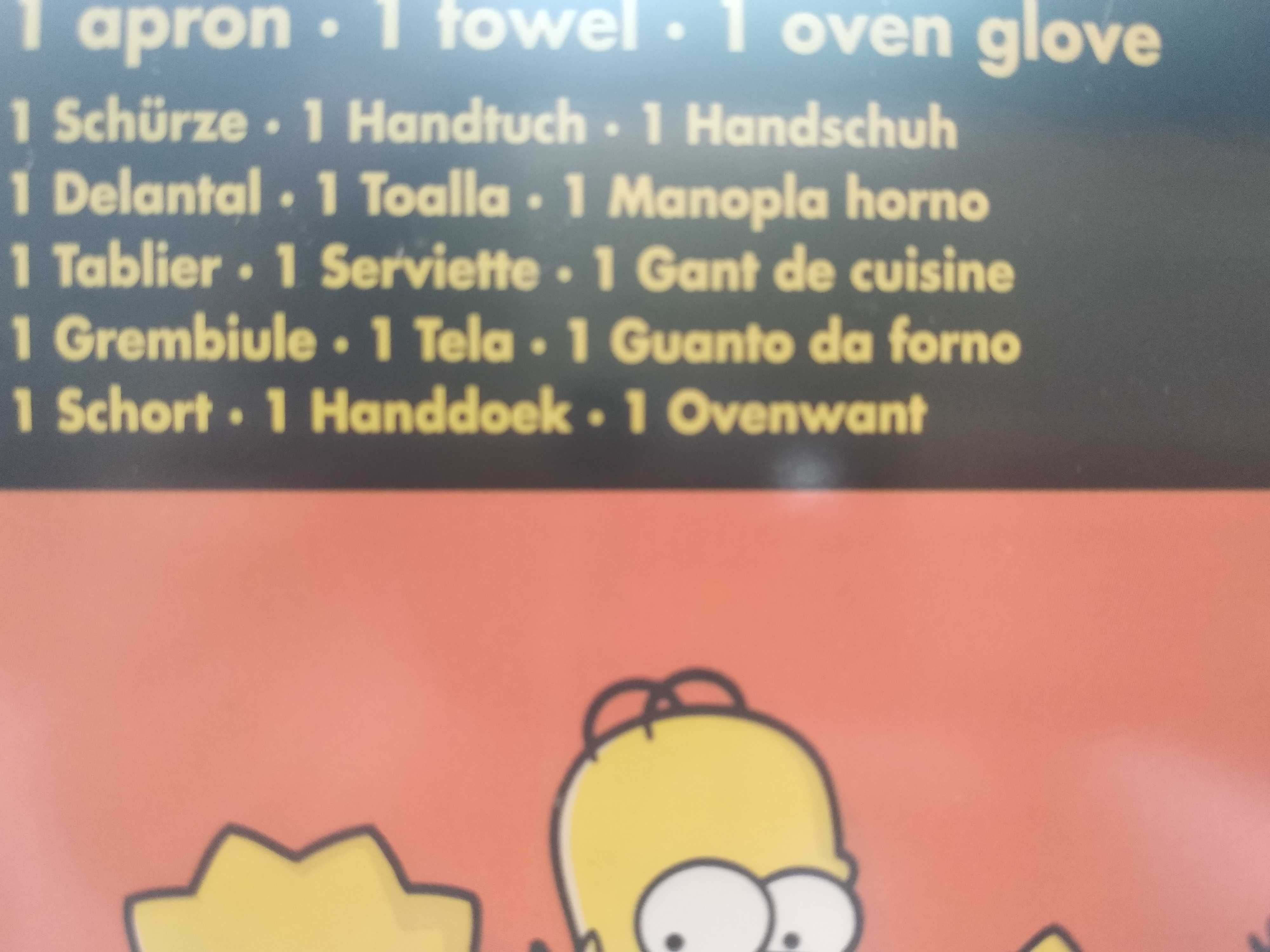 Zestaw do grillowania The Simpsons limitowana kolekcja ściereczka faru