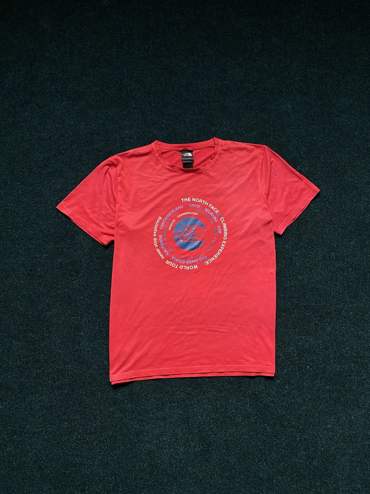 Футболка The North Face з логотипом/Нові колекції/Оригінал/Червона
