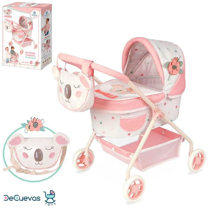коляска DeCuevas 86079  класична, з рюкзаком  высота 56 см