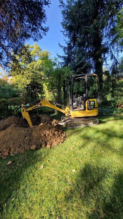 Odwodnienia działek/ Drenaż/ Odprowadzenie wody z rynien