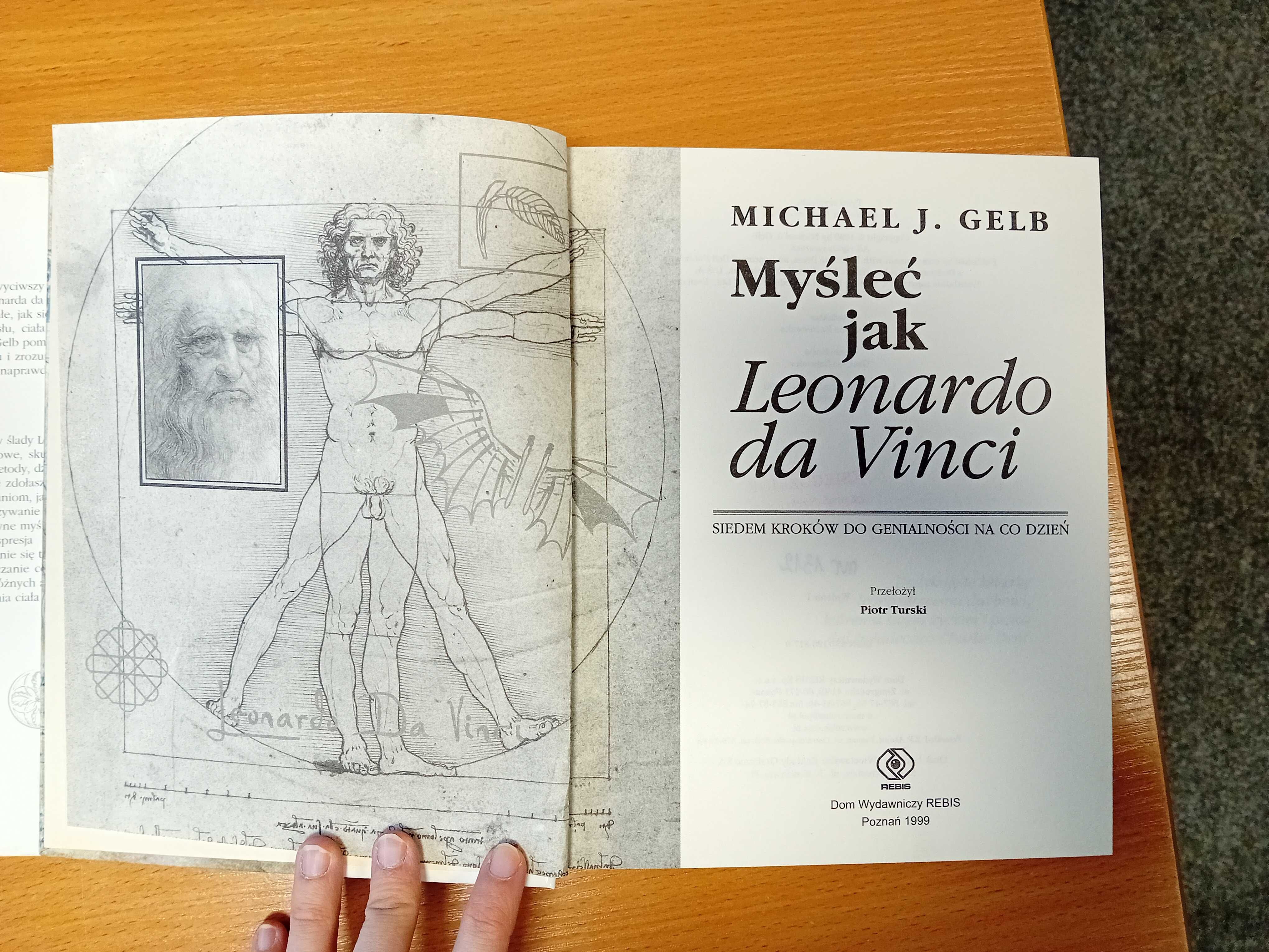 Myśleć jak Leonardo da Vinci / Michael J. Gelb