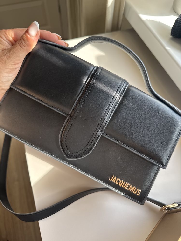 Jacquemus torba skora pudelko
