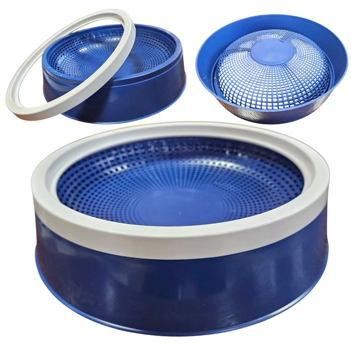 Miska lęgowa żebrowana dla gołębi 23 cm duża z obręczą