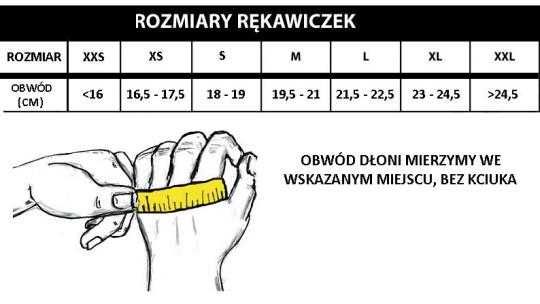 Rękawice motocyklowe Tschul 212 czarne XL