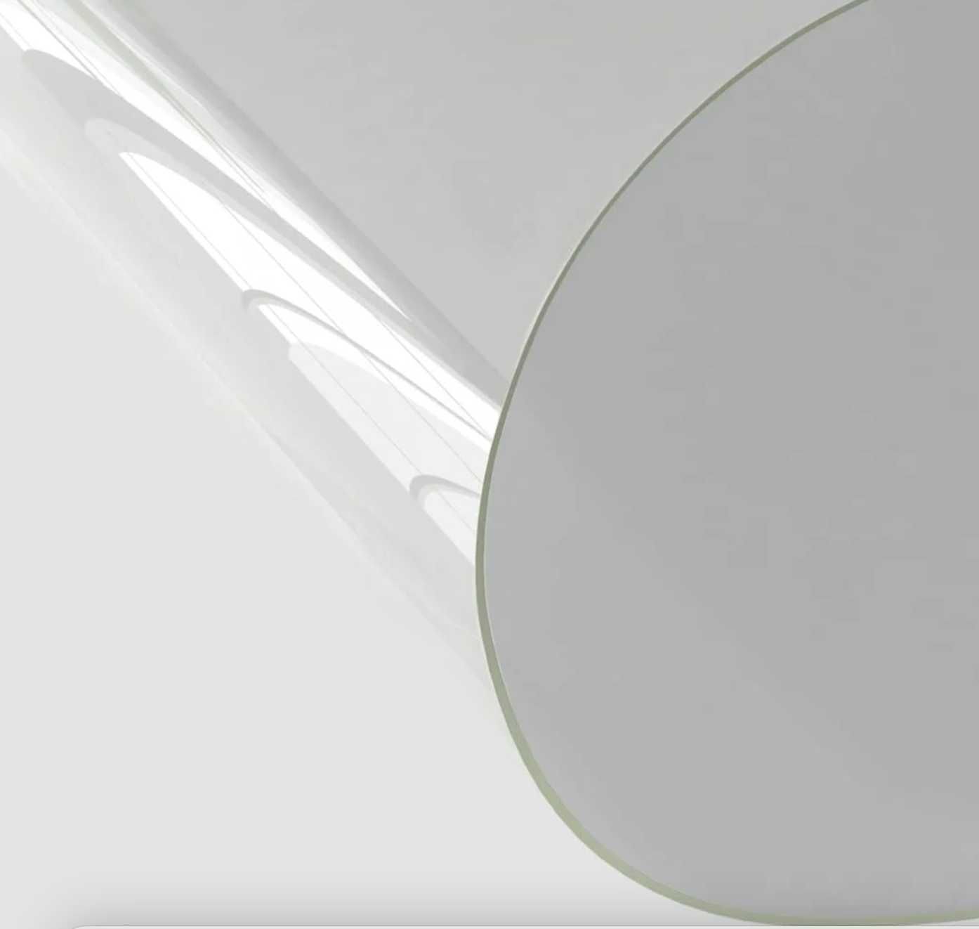Przezroczysta Mata Ochronna na Stół Biurko Blat 200x100 Podkładka PVC