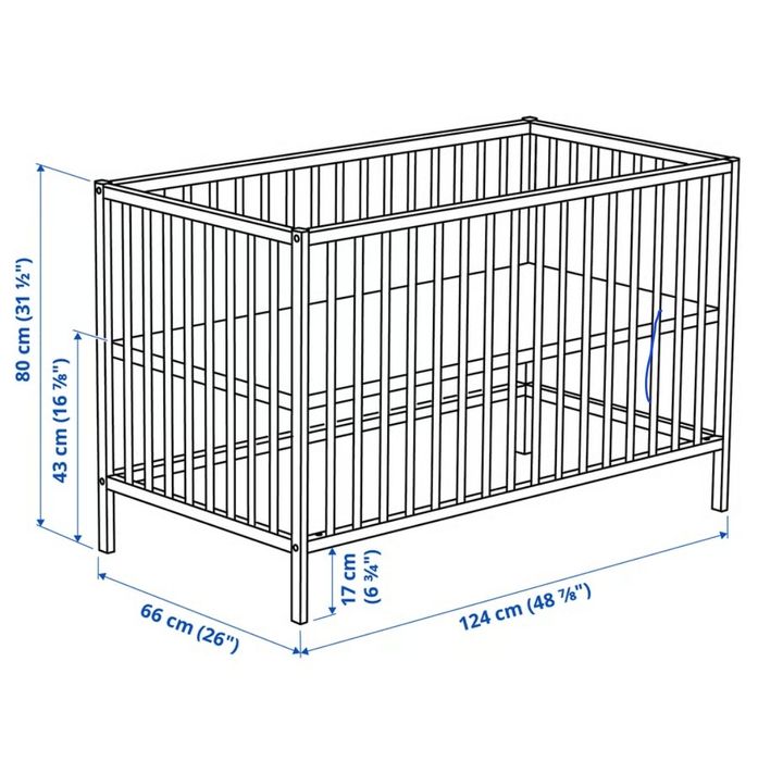 Cama / Berço Ikea em faia