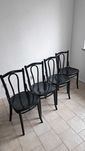 Thonet ZPM Radomsko 4 Krzesła Gięte Drewno Retro Vintage Bentwood