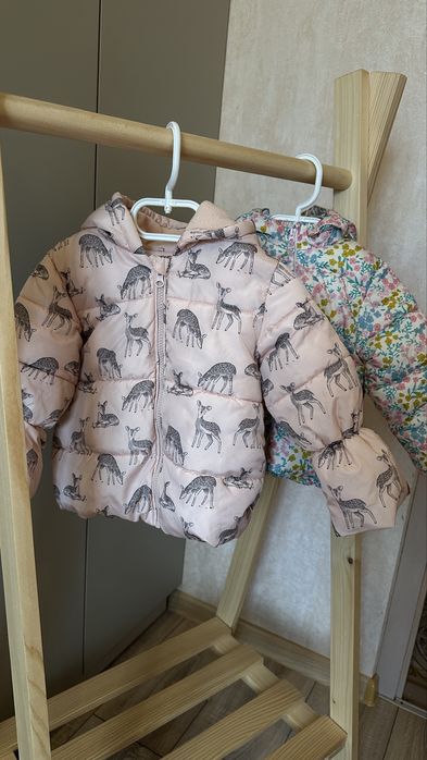 Куртка для дівчинки на флісі HM, TU  (хододна осінь/тепла зима)