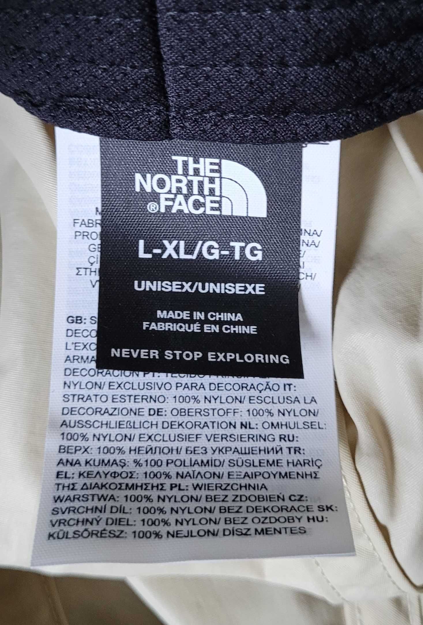 czapka z daszkiem The North Face Cypress L/XL beżowa  z osłoną NOWA