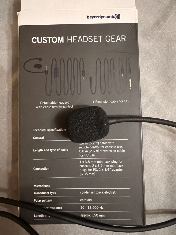 Beyerdynamic CUSTOM Headset Gear (2th gen)