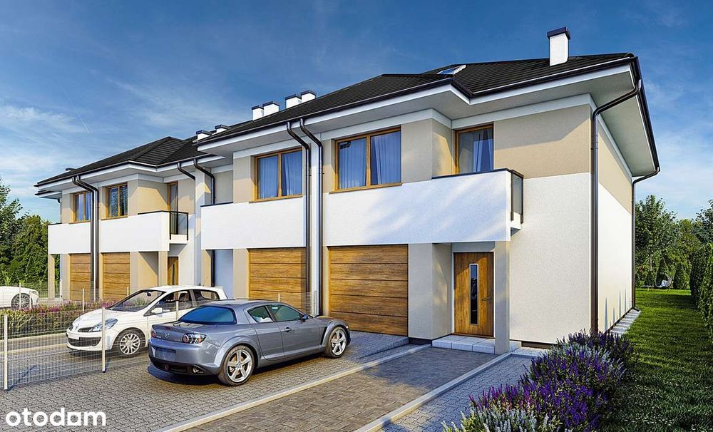 Dom segment skrajny 124,23 m2 z dużym ogrodem