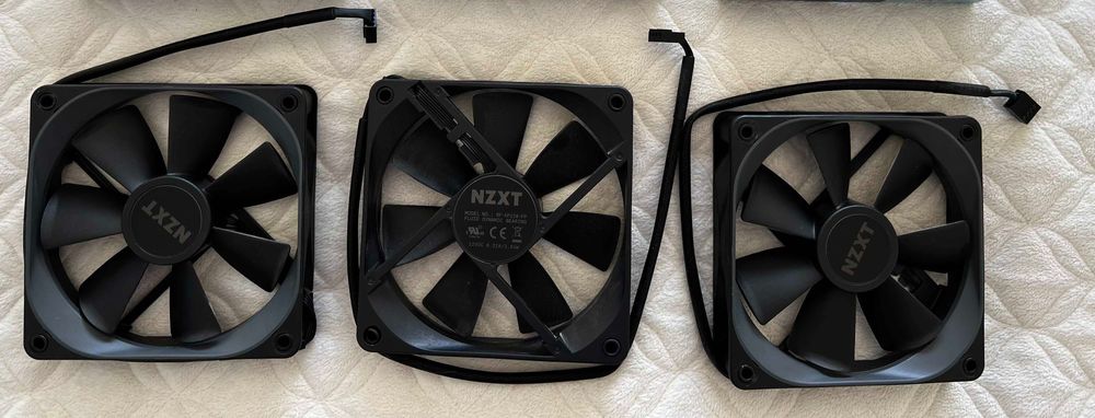 Wentylator komputerowy firmy NZXT, 120 mm, 3 szt.