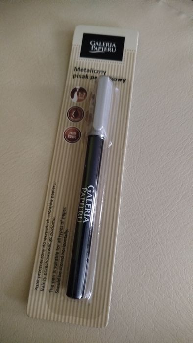 Marker pisak metaliczny do papieru srebrny Argo 1s