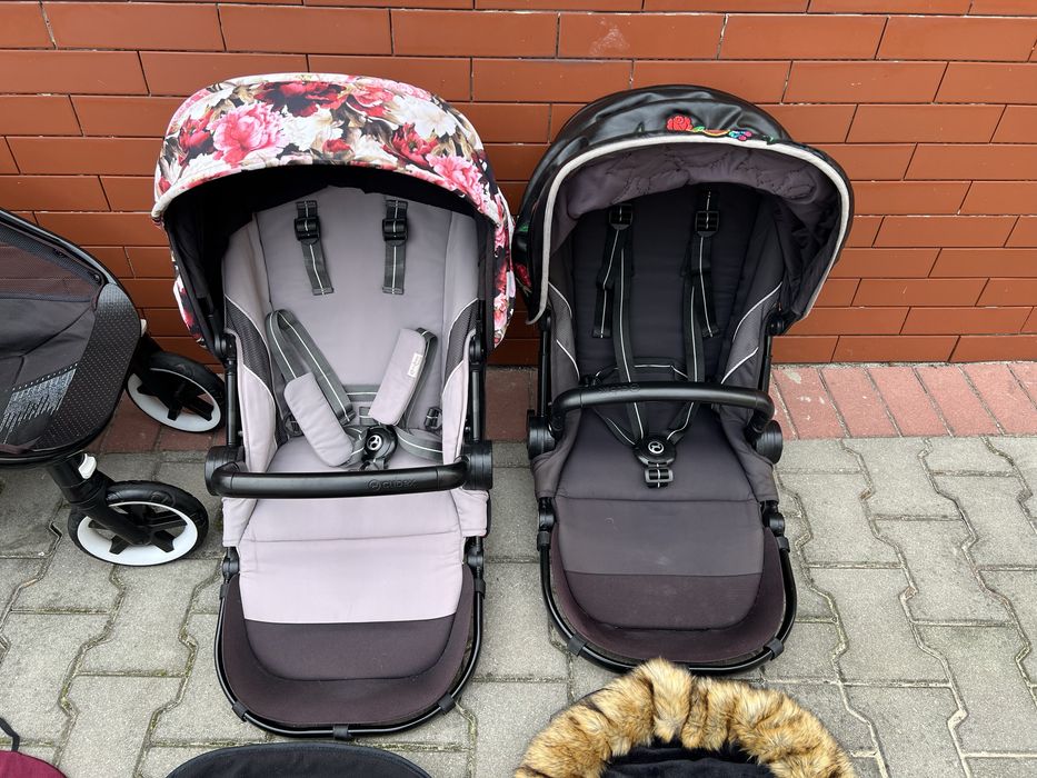 Wózek spacerowy spacerówka cybex balios M  2 siedziska 2 śpiwory