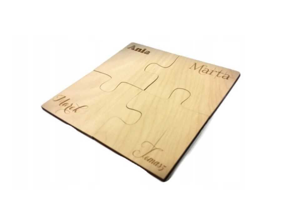 Podkładki puzzle z grawerem na Prezent