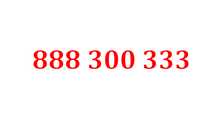 888.300.333 Starter złoty łatwy prosty numer karta prepaid sim gsm