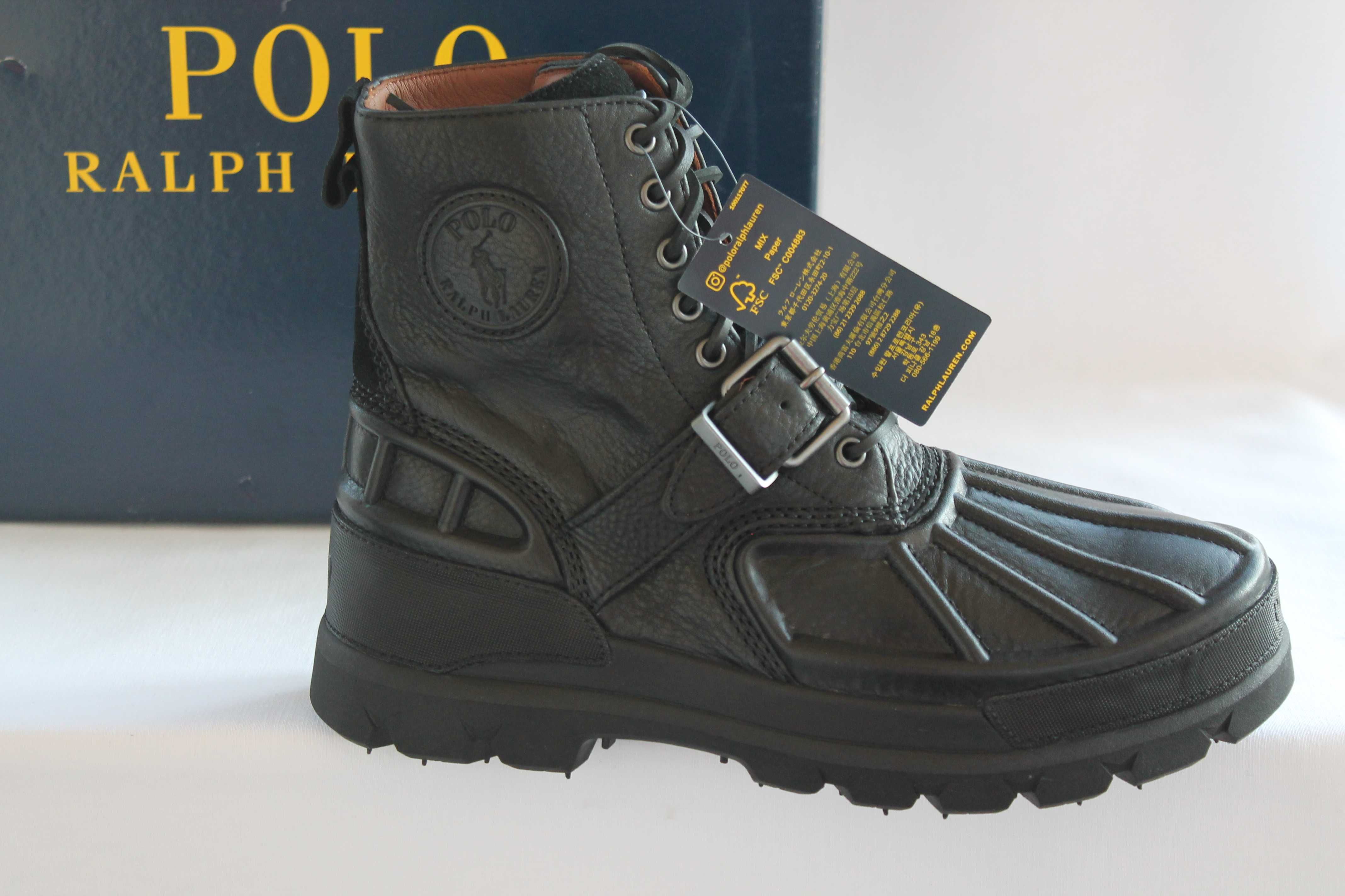 Polo ralph lauren oslo high-s leather boot, us-10-eu-43-43,5-ус-28,3