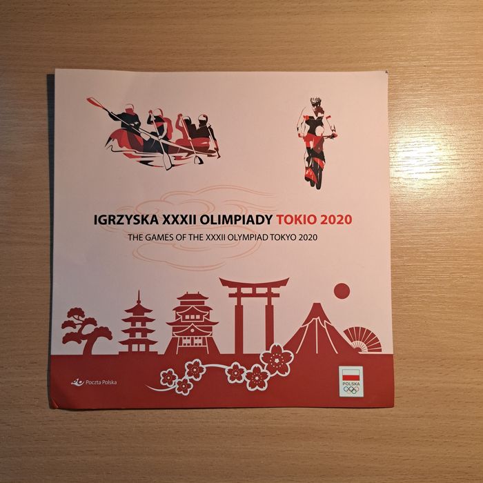 Folder + znaczek Igrzyska XXXII Olimpiady Tokio 2020 - Poczta Polska