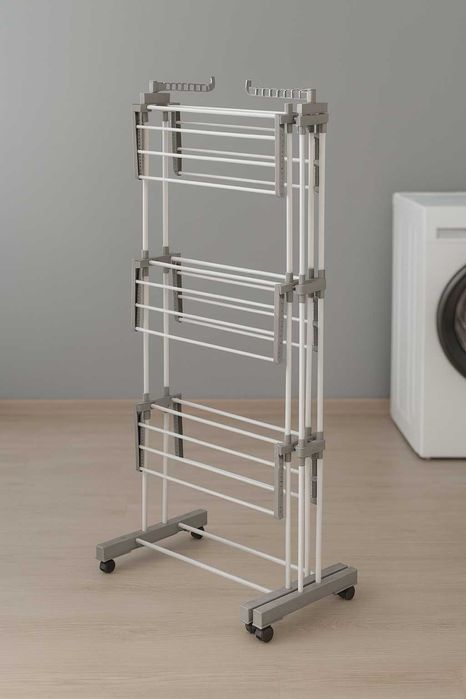 SUSZARKA na PRANIE Pionowa DUŻA Rozsuwana  135x66x173 cm
