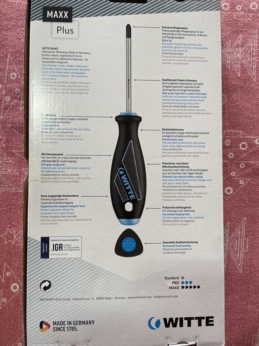 Conjunto Chaves WITTE - Uso profissional