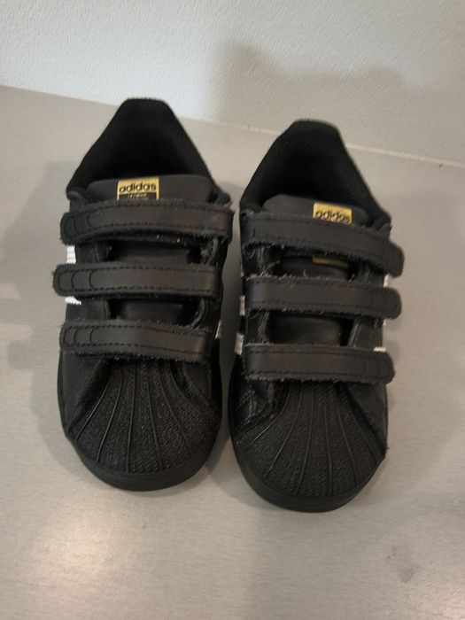 Adidas super star czarne buty sportowe dla dziecka 27 superstar