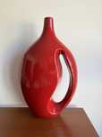 Jarrão Vermelho Grande Decorativo