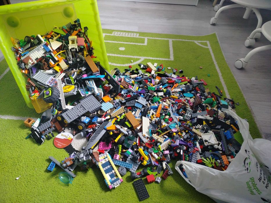 Oryginalne klocki LEGO na wagę 7 kg