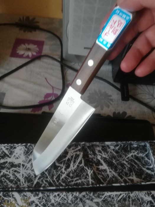 Nóż japoński Santoku 170mm Shibamasa VG5 61Hrc