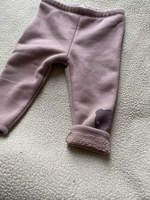 Ocieplane legginsy 80 cm