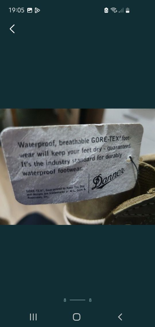 Buty us army/Danner rat 8/usmc/gore-tex