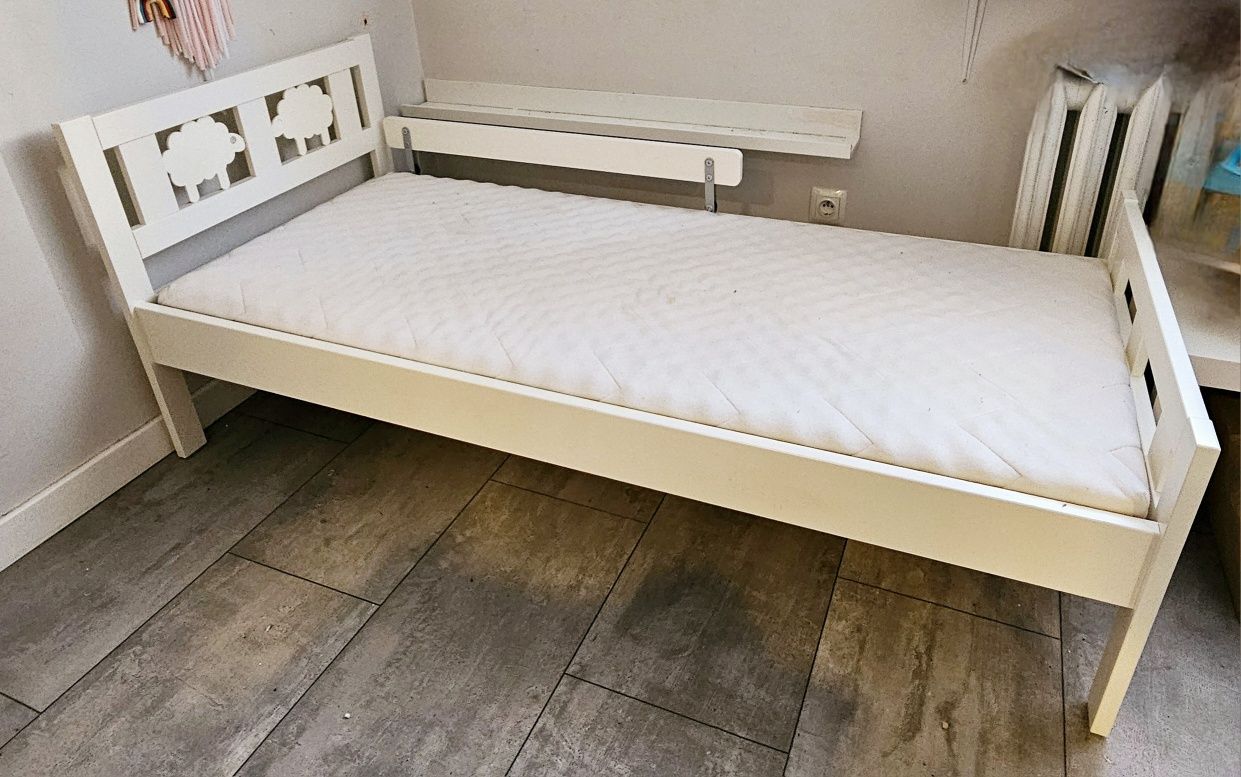Łóżko dziecięce IKEA KRITTER z materacem
